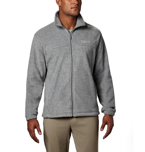 Columbia Steens Mountain 2.0 Fleece Jacket Light Grey For Men's NZ83492 New Zealand